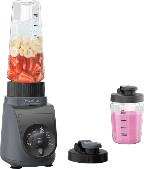 Moulinex Blend Up Essential LM1EHBF0 Standmixer in Grau mit Pulse-Funktion - Bild 1