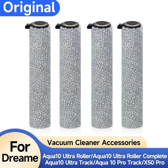 Dreame Ersatz Rollenbürste und Wischmopp Tuch für Aqua10 Ultra, Aqua10 Ultra Track, Aqua 10 Pro Track und X50 Pro Roboter-Staubsauger - Bild 1