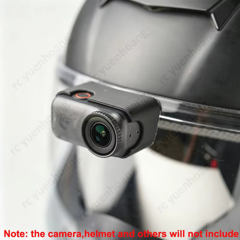 Magnetische Helmvisierhalterung für DJI OSMO NANO, schwarze 3D-gedruckte Mikro-Klebehalterung für Motovlogging - Bild 4