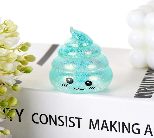 Squishy Maltose Kackhaufen Stressball, Blindbox, Glitzer, Dehnbar, Quetschen - Bild 1