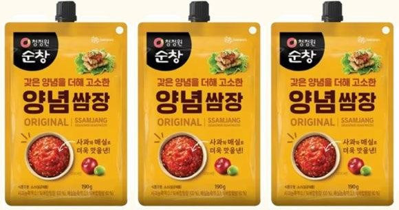 CHUNG JUNG ONE Ssamjang Original 3 x 190 g - Bild 1