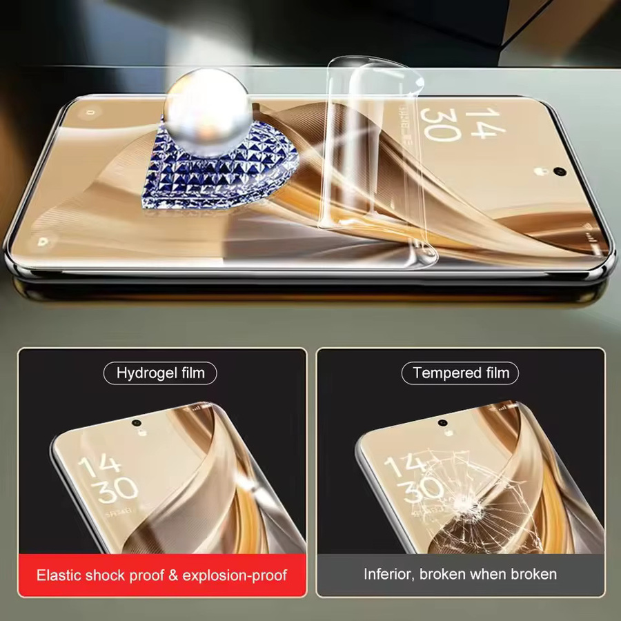 3 Stück Hydrogel-Displayschutz Folie für Oppo Reno 13 14 15 FS F 5G in Transparent - Bild 4