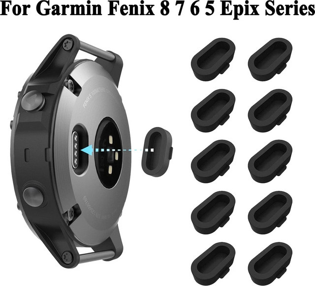 Garmin Uhren Staub Abdeckung Kappe, Schwarz, Unisex - Bild 1