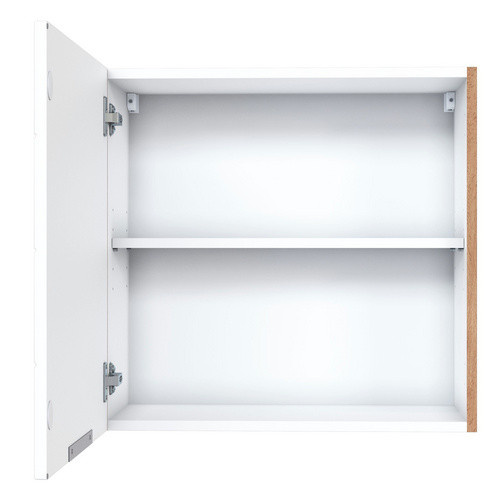 HELD MÖBEL Hängeschrank Faro in Weiss, B/H/T: 60 x 57 x 34 cm - Bild 1