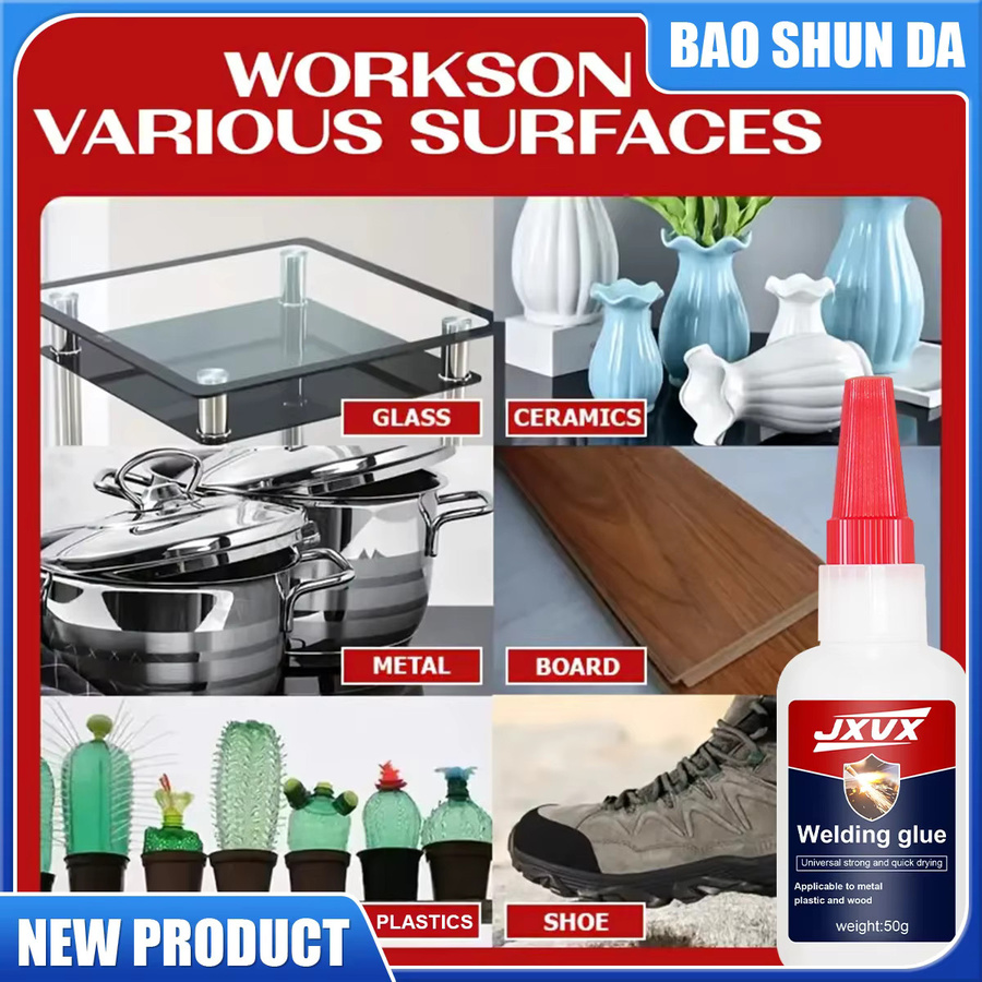YZAN Multifunktionaler Ölkleber für Kunststoff, Holz, Metall, Glas und Keramik, 5 Stück, 50 g pro Stück - Bild 4