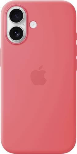 Apple Silicone Case für iPhone 17 in Guavepink, MagSafe kompatibel - Bild 1