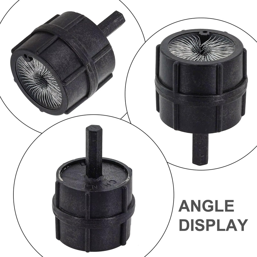 VIBRATITE Edelstahl-Reinigungsbürste für Batterieklemmen mit offener Mitte in Silber - Bild 3