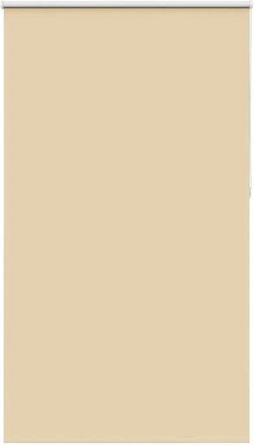 vidaXL Verdunkelungsrollo Beige aus Polyester mit Wärmedämmung B: 125 cm, H: 230 cm - Bild 1