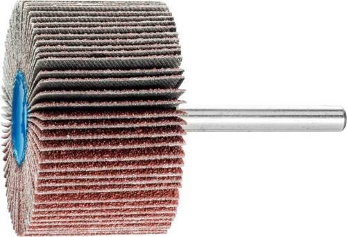 PFERD Korund Fächerschleifer A60 für Metall und Universalanwendungen, Durchmesser: 50 mm, Breite: 30 mm, Schaft-Durchmesser: 6 mm, 10 Stück, Multicolor - Bild 1