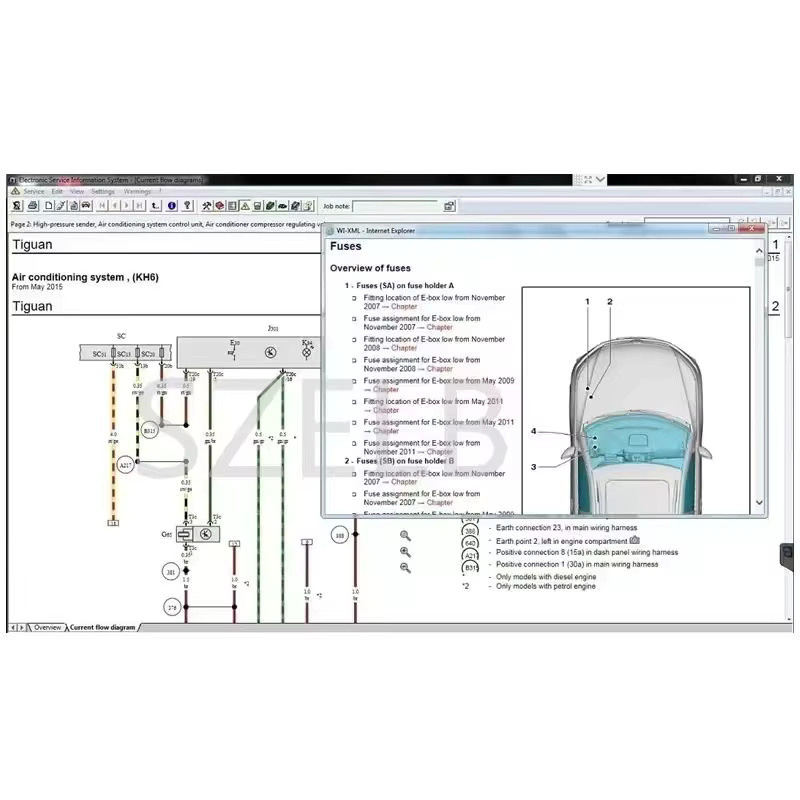 Auto EPC Etka 8.6 und Elsawin 6.0 Software Paket für die Autoreparatur mit mehrsprachigem Ersatzteilkatalog - Bild 3