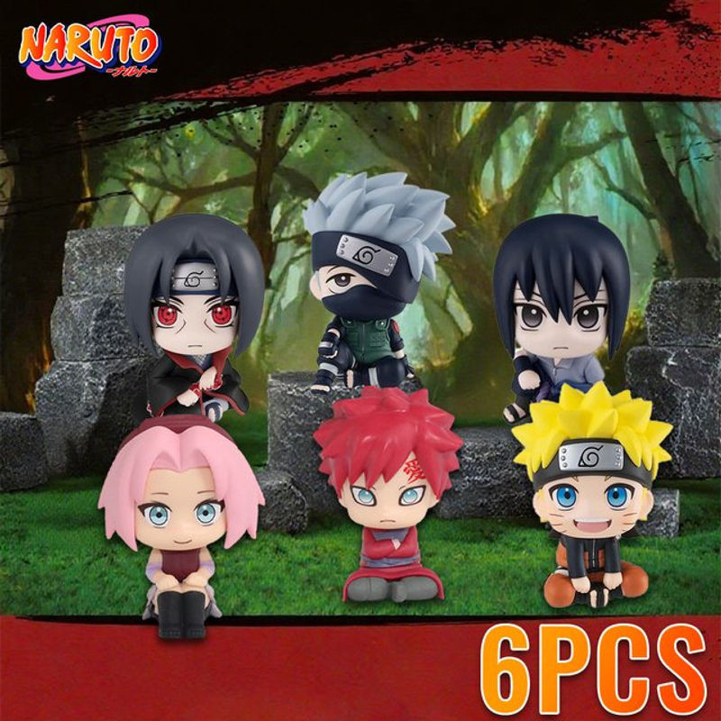 Bandai Naruto Anime Figuren Set aus Kunststoff, mehrfarbig, Höhe: 10 cm - Bild 1