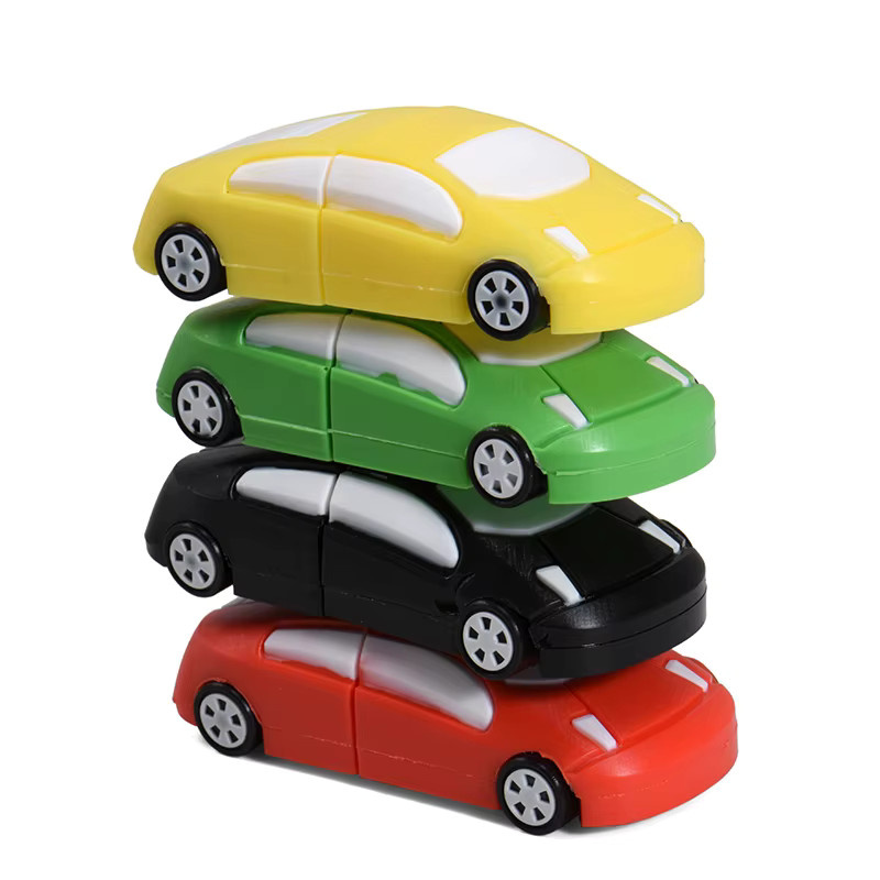 JASTER USB 2.0 Flash-Laufwerk Cartoon-Auto in Bunt und Schwarz, 64 GB Mini-Speicherstick für Kinder - Bild 4