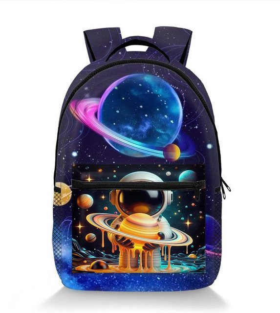 Astronauten Rucksack mit 3D-Druck aus wasserdichtem Oxford-Material für Schüler und Kinder von Fancy Style Studio in Multicolour - Bild 1