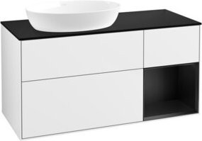 V&B Waschtischunterschrank Finion in Weiß lackiert, Breite: 120 cm, Tiefe: 50,1 cm, Höhe: 50,1 cm - Bild 1