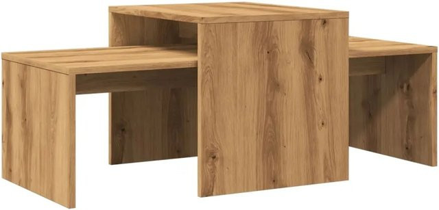 vidaXL Couchtisch Artisan-Eiche in Braun aus Holzwerkstoff B/T/H: 100 x 48 x 40 cm - Bild 1