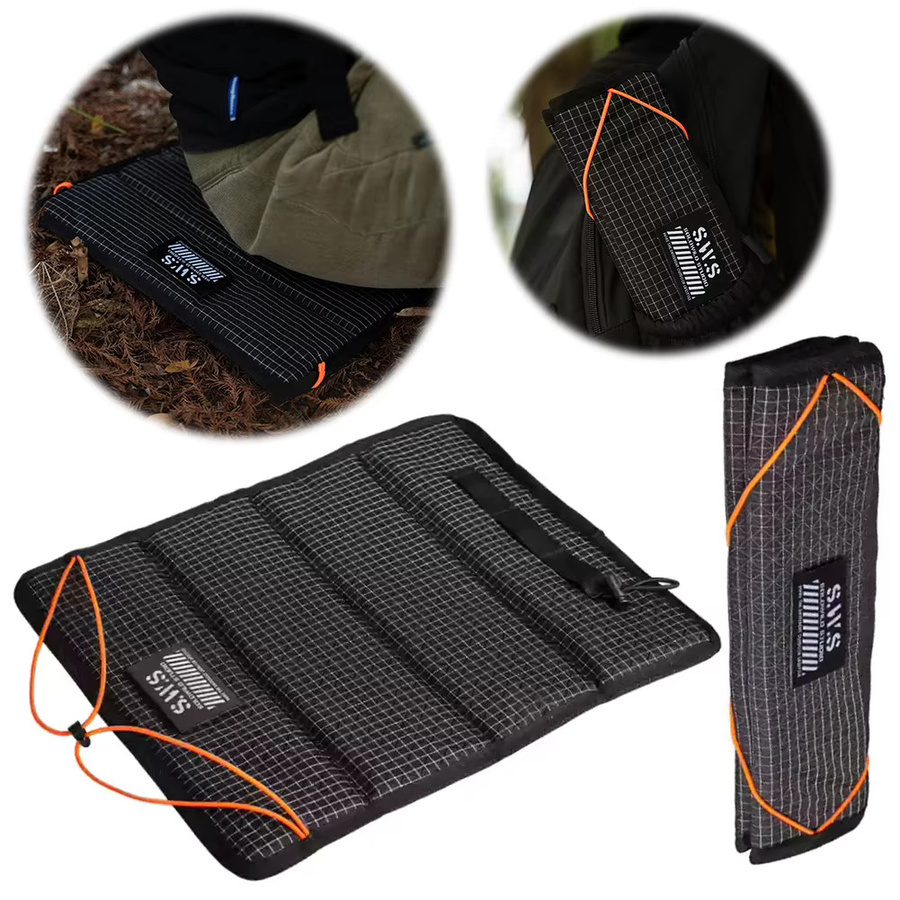 JOCESTYLE Outdoor-Picknick-Sitzmatte in Schwarz, wasserdicht und faltbar, rutschfeste Sitzunterlage für Camping und Strand - Bild 4