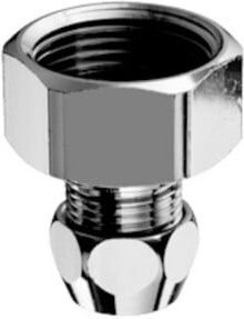 Schell Wasserzähler-Verschraubung mit Plombiervorrichtung G 3/4 IG in Chrom/Silber - Bild 1