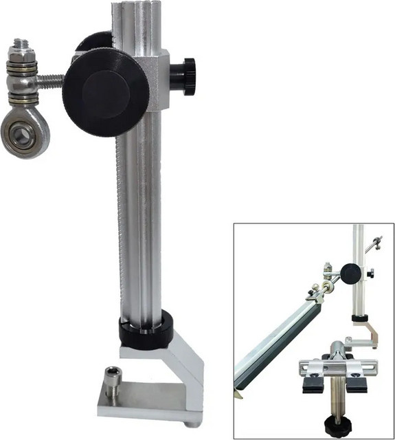 RUIXIN PRO Zahnstangen- und Ritzelmechanismus in Silber als Ersatzteil für die Messerschleifmaschinen RX-009 und RX-008 - Bild 1