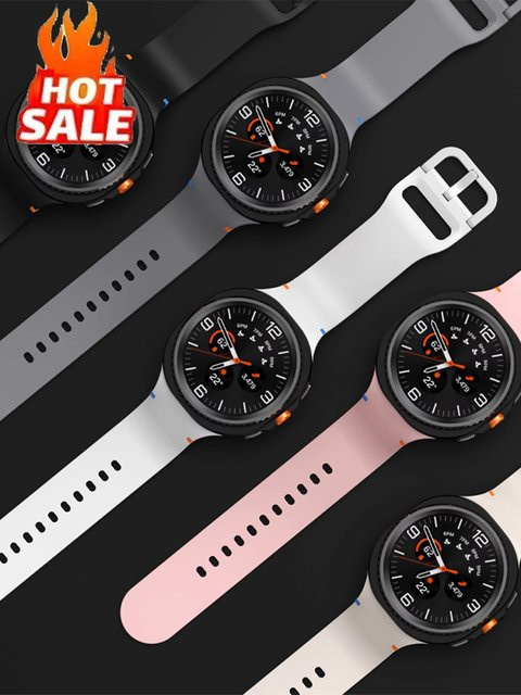 Samsung Uhrenarmband Silikon, Schwarz, Unisex - Bild 1