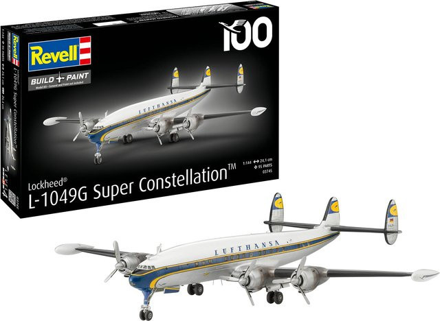 Revell Lockheed L-1049G Super Constellation Lufthansa, Modellbau, 1:144, ab 12 Jahren - Bild 1