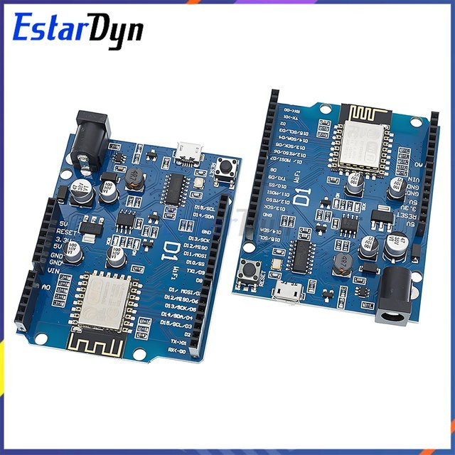 Estardyn ESP8266 ESP-12F ESP-12E WiFi-Board für WeMos D1 UNO R3, Blau, IoT Smart Home Entwicklung - Bild 1