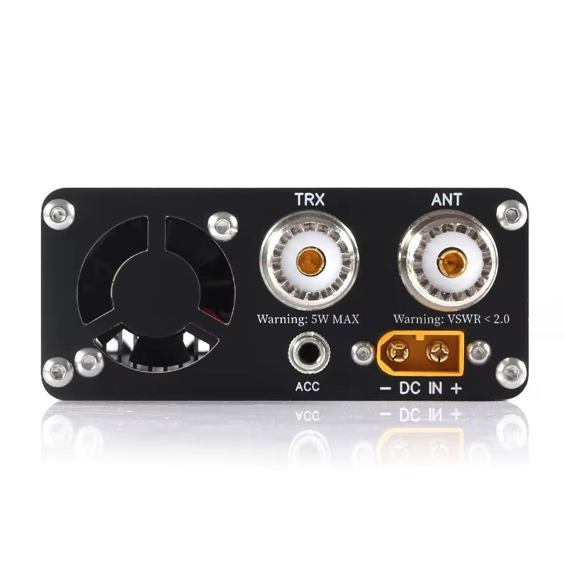 AISANRAY Micro 3rd PA50-3 Intelligenter Kurzwellen-HF-Leistungsverstärker mit 50W, 3,5-30MHz, SWR-Messgerät, LPF-Filter und OLED-Display in Schwarz - Bild 4
