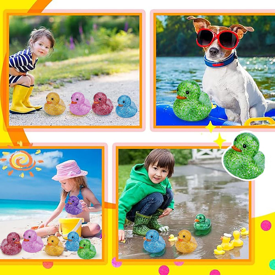 Linyi toy Ente Spielzeug Gummi Mehrfarbig 0-3 Jahre - Bild 2
