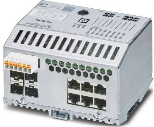 Phoenix Contact 1088872 FL SWITCH 2504-2GC-2SFP Industrial Ethernet Switch in Silber - Bild 1