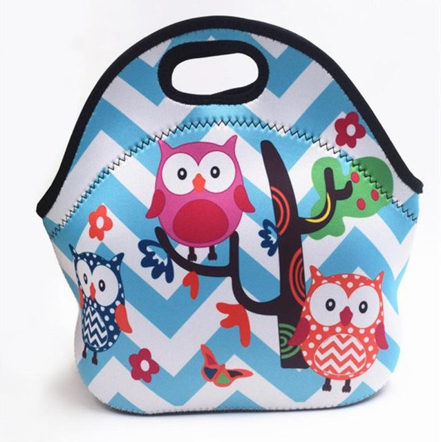 Thermisch isolierte Neopren-Lunchtasche von Weft in Multicolour als bedruckte Kühlbox zur Aufbewahrung von Lebensmitteln - Bild 1