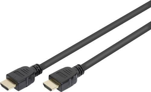 Digitus HDMI Ultra High Speed Anschlusskabel mit Ethernet und UHD 8K, Schwarz, Länge: 2,00 m - Bild 1