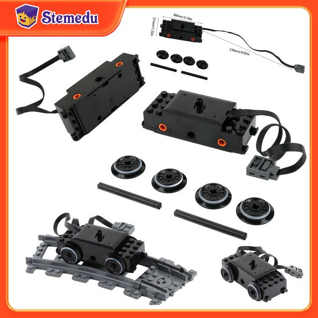 Stemedu Leistungsfunktionen Zugmotor 88002 MOC Power Up Motor, Zubehör - Bild 1
