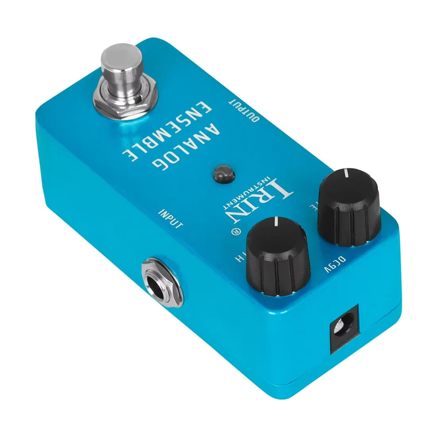 IRIN RS-07 Analog Ensemble Gitarreneffektpedal mit Pure Line Chorus Effekten und True Bypass in Blau - Bild 3