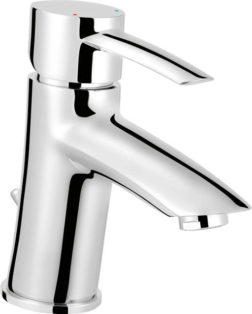 baliv Waschtischarmatur WT-5120 Einhebelmischer mit Pop-up-Abfluss in Chrom - Bild 1