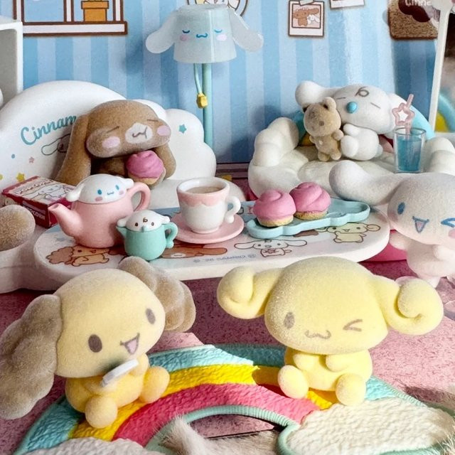 Re-Ment Sanrio Cinnamoroll Mini-Puppe, Plüsch / Textil, Set - Bild 1