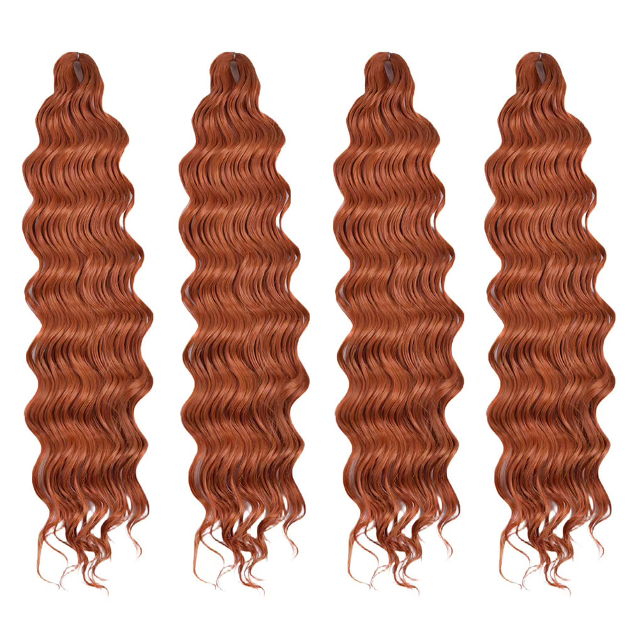 Chorliss Haarverlängerungen Wasserwellen-Twist, 24 Zoll, Ingwer, Damen - Bild 4