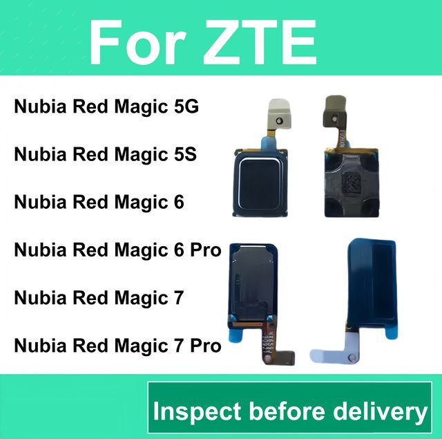 ZTE Nubia Red Magic 5G 5S 6 7 Pro Ersatzteil: Mobiltelefon-Ohrhörermodul in Schwarz - Bild 1