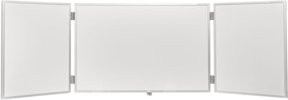 Magnetoplan ferroscript Klapptafel Whiteboard, dreiteilig, Farbe: Weiß, B/H: 120 x 90 cm - Bild 1