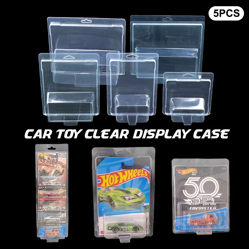 Hot Wheels Boulevard Team Transport, Schutzhülle, 5-teiliges Set, transparent - Bild 1