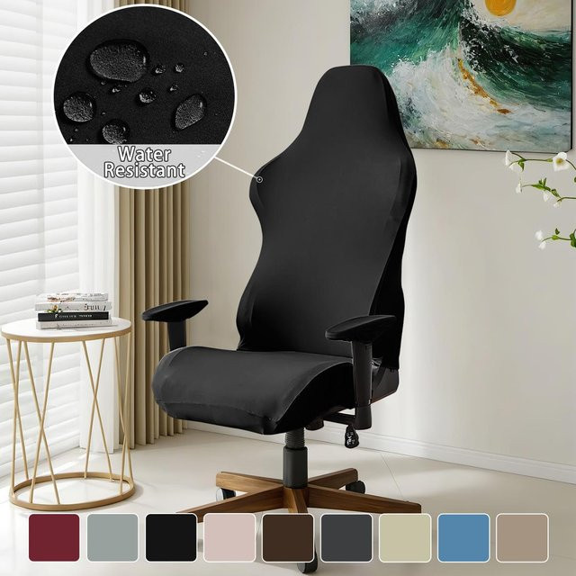 4er-Set elastische Stuhlbezüge aus wasserabweisender Milchseide für Gaming- und Wettkampfstühle, modern und waschbar - Bild 1