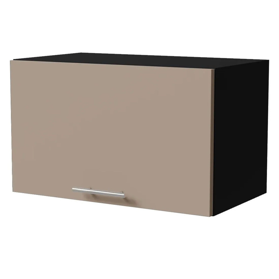 Feldmann-Wohnen Klapphängeschrank Brerra W4B/60 in Schwarz und Graubeige Matt mit Blum Avenots Klappenbeschlag, B/T/H: 60 x 32,5 x 36 cm - Bild 2