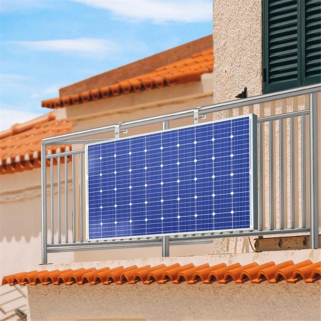 Balkonhaken für Solarpanel aus Edelstahl 304 in Silber als Montagehalterung für Photovoltaik-Module und Balkonzäune - Bild 1