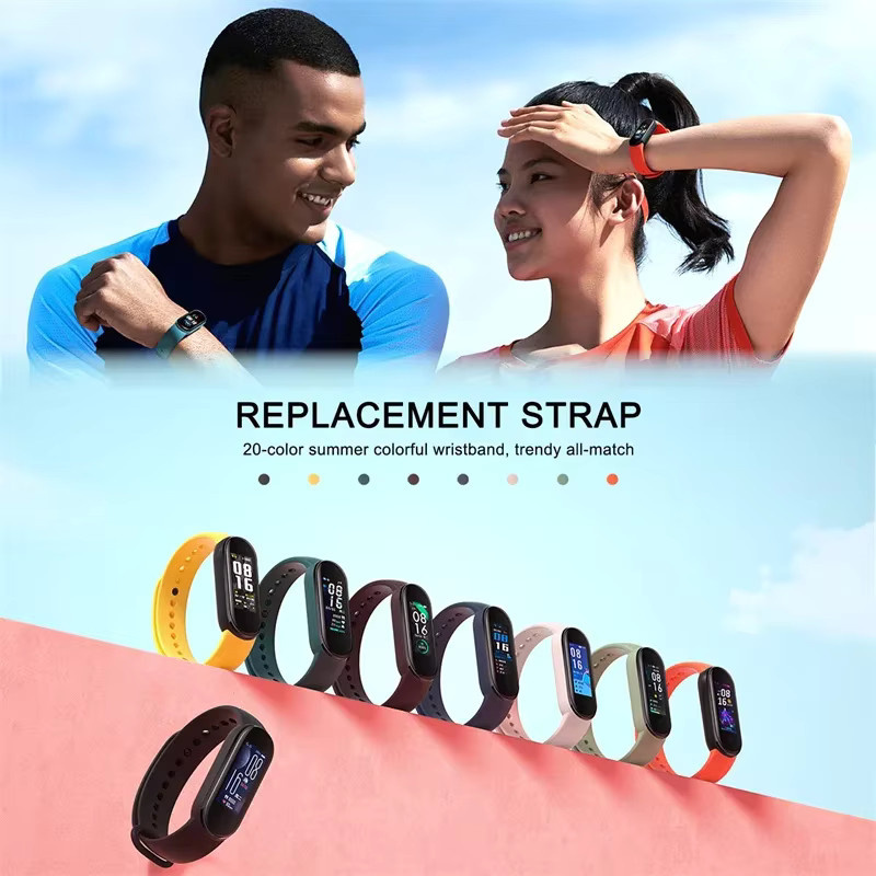 Uhrenarmband Xiaomi Mi Band 7, Silikon, Bunt, Unisex - Bild 4