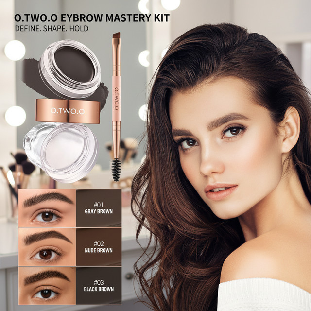 O.TWO.O Augenbrauen-Pomade, 2-in-1, wasserfest - Bild 1