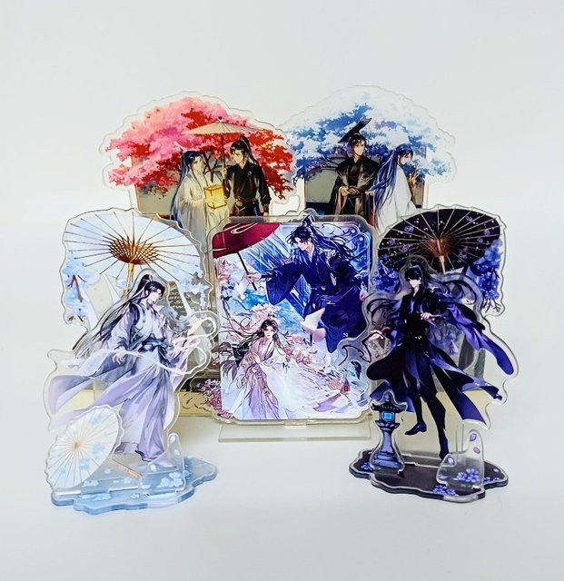 2HA Mini-Acryl-Standee Der Husky und sein weißer Katze Shizun Ranwan, Einzelfigur - Bild 1