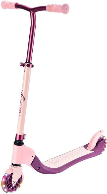 Kinder-Scooter Flip LED, rosa - Bild 1
