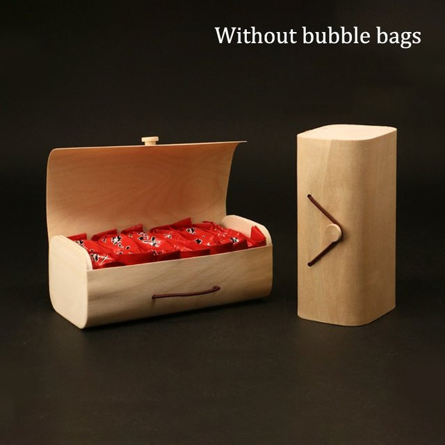 Holz Aufbewahrungsbox mit Deckel in Braun und Beige zur Dekoration und Aufbewahrung von Schmuck - Bild 1