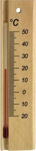 TFA Dostmann Analoges Innenthermometer aus Buche in Braun 12.1053.05 - Bild 1