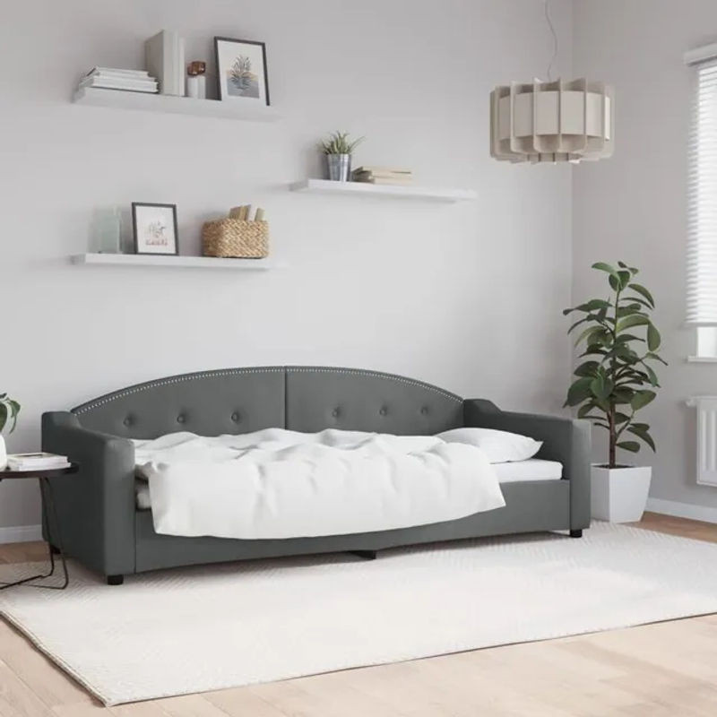Vidaxl Schlafsofa in Grau mit Stoffbezug, B/T/H: 200 x 80 cm - Bild 1