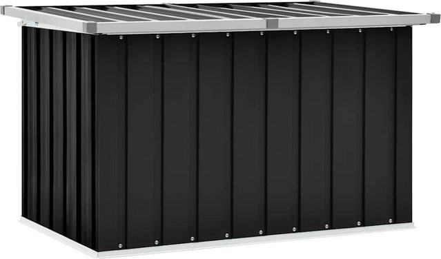 Furnicato Gartenbox Anthrazit aus verzinktem Stahl und Kunststoff B/T/H: 109 x 67 x 65 cm - Bild 1
