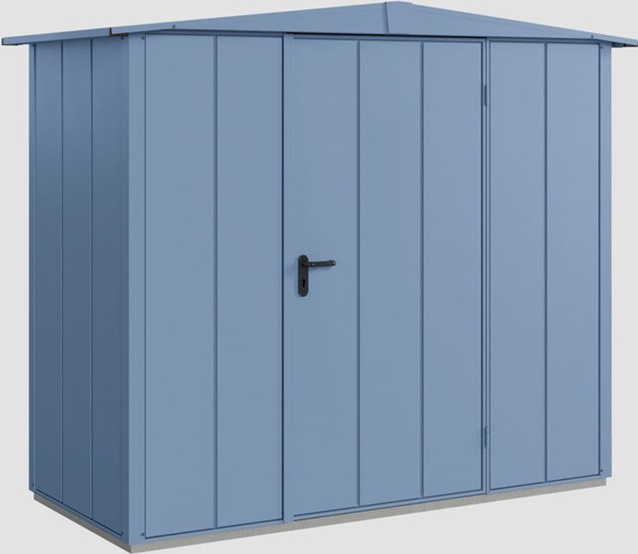 Ecostar Gerätehaus Elegant-S aus Metall in Blau mit B/H/T: 238 x 216 x 107,8 cm - Bild 2
